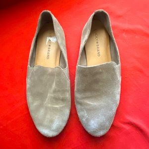 Suede flats